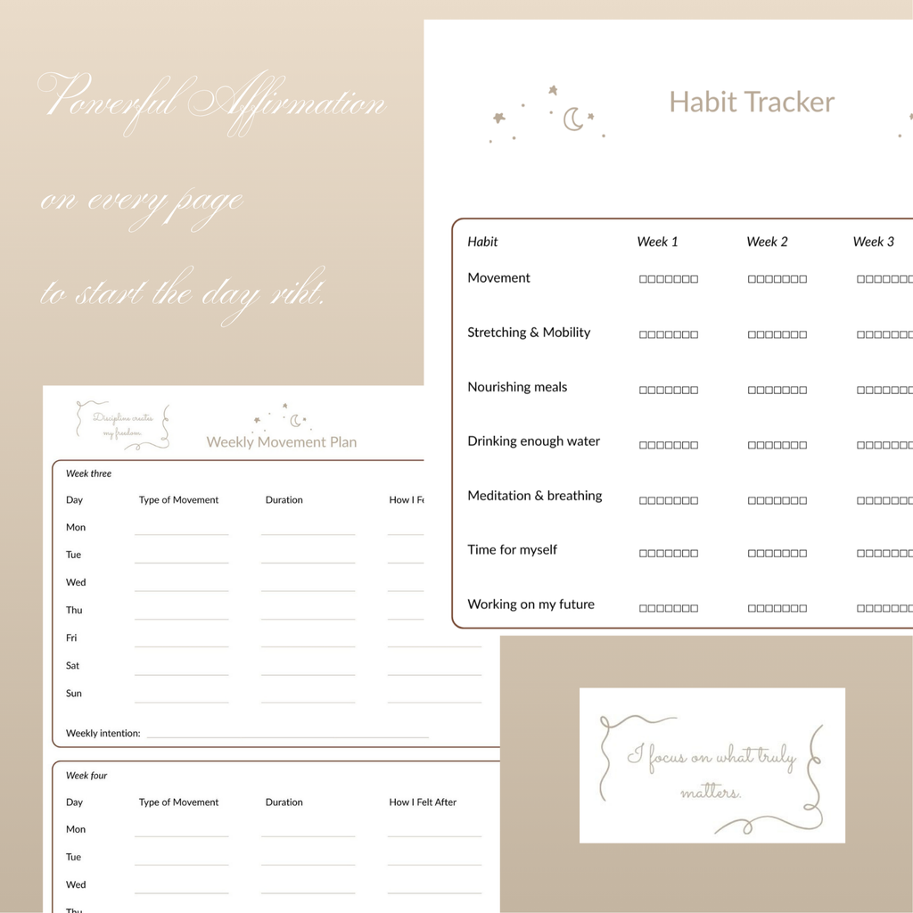 Monthly Wellness Journal