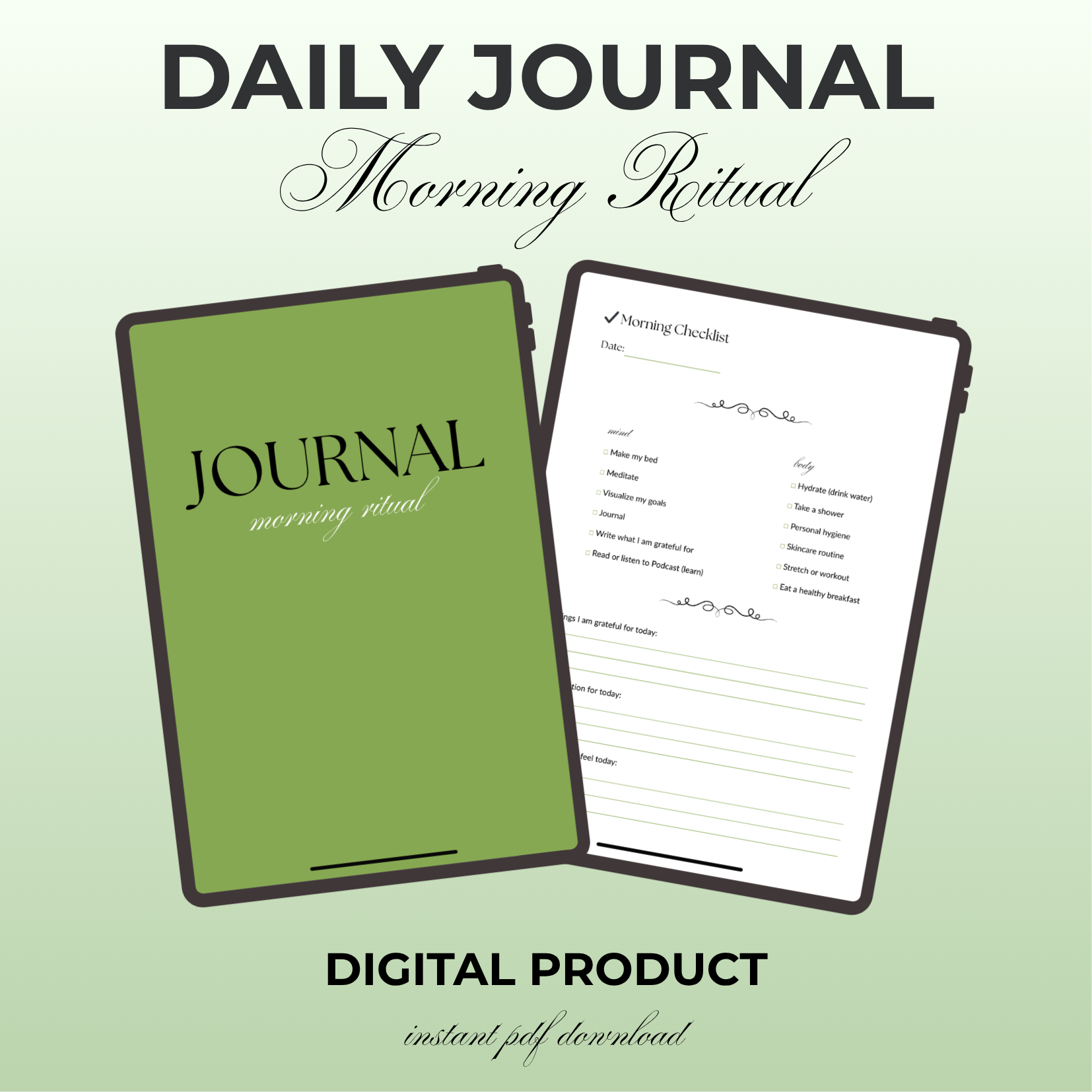 Morning Ritual Journal